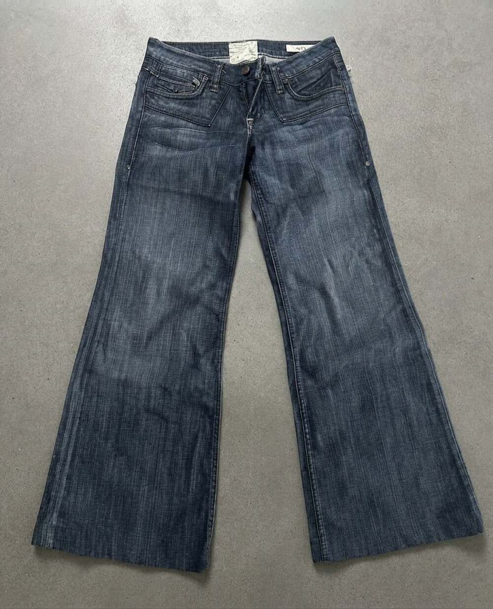 Taverniti So Kylie Jeans Size 27 Flare Blue Denim